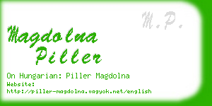 magdolna piller business card